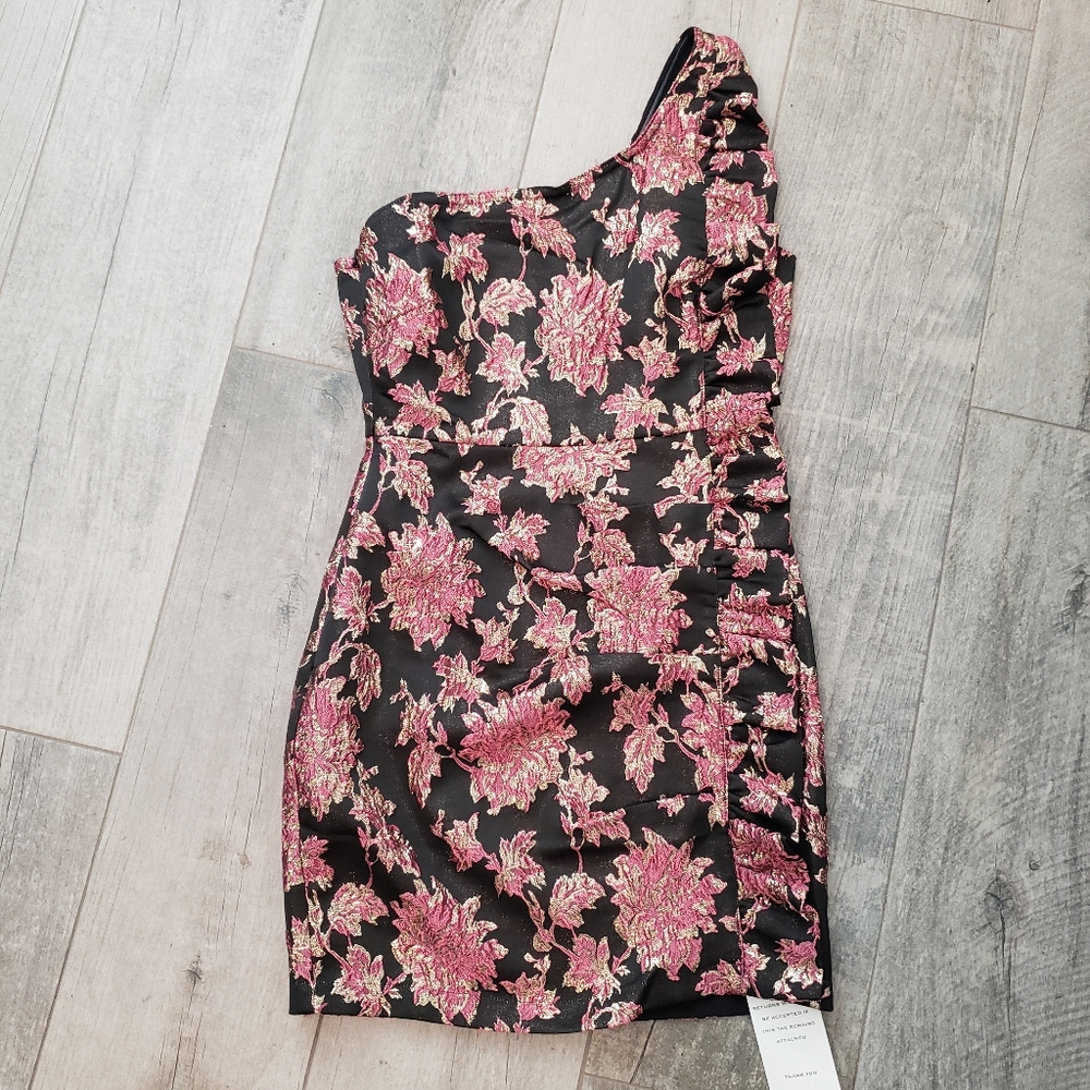 FL&L Luella One Shoulder Mini Dress